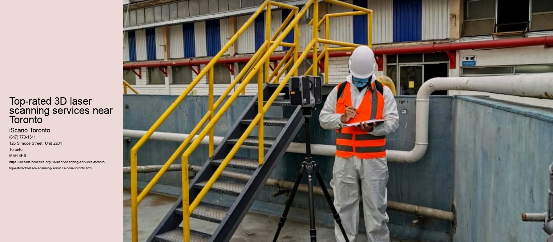 Top-rated 3D laser scanning services near Toronto