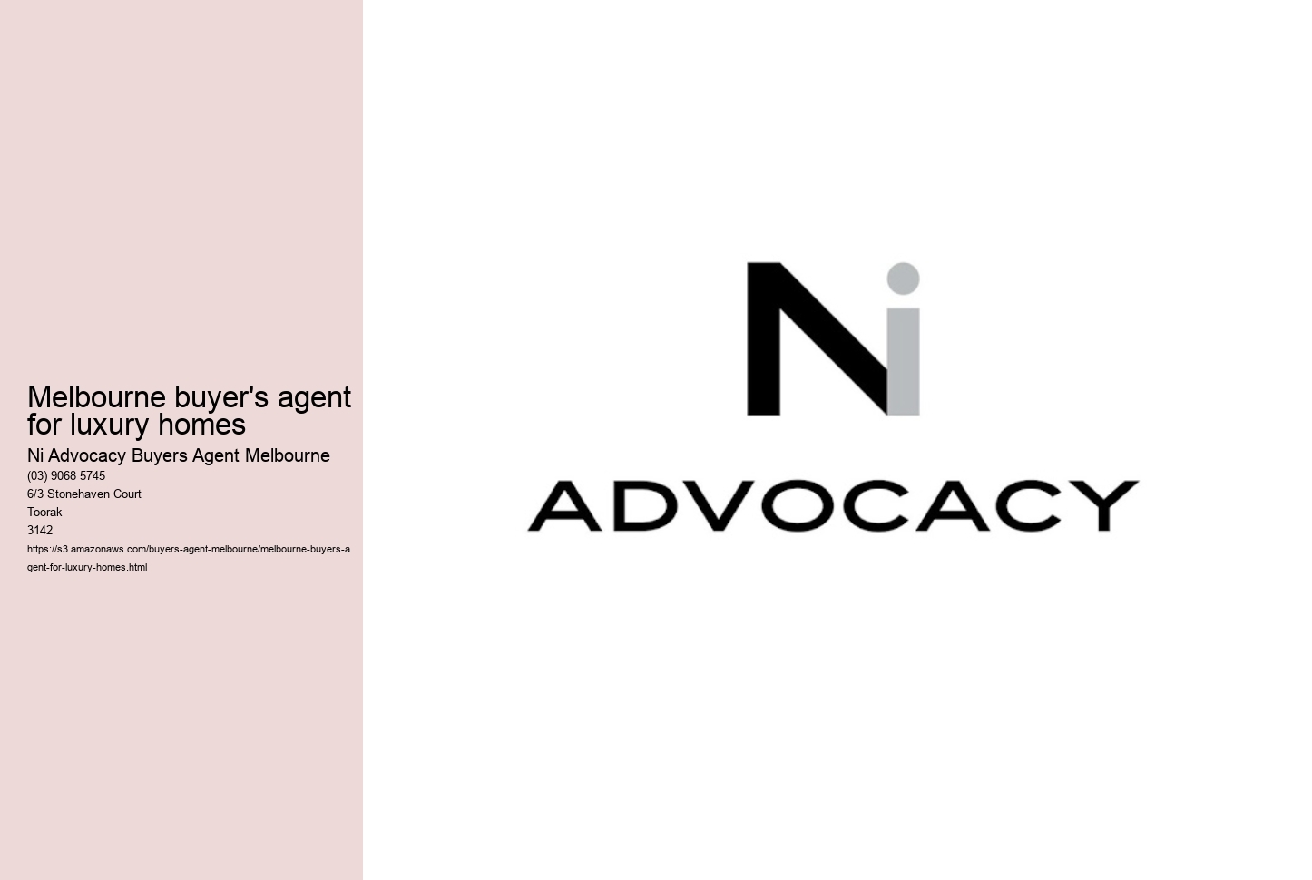 Melbourne buyer's agent for luxury homes