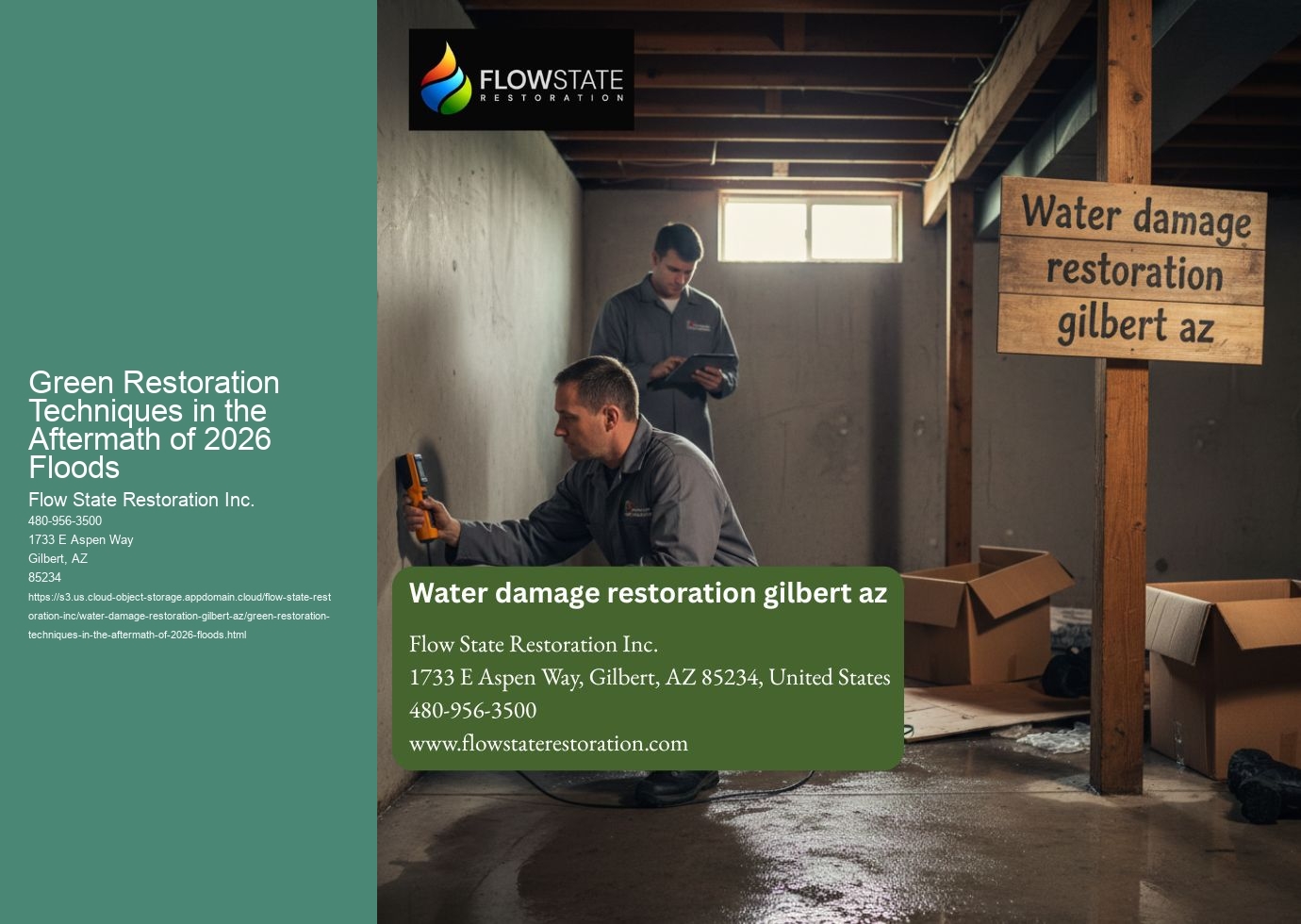 Green Restoration Techniques in the Aftermath of 2026 Floods