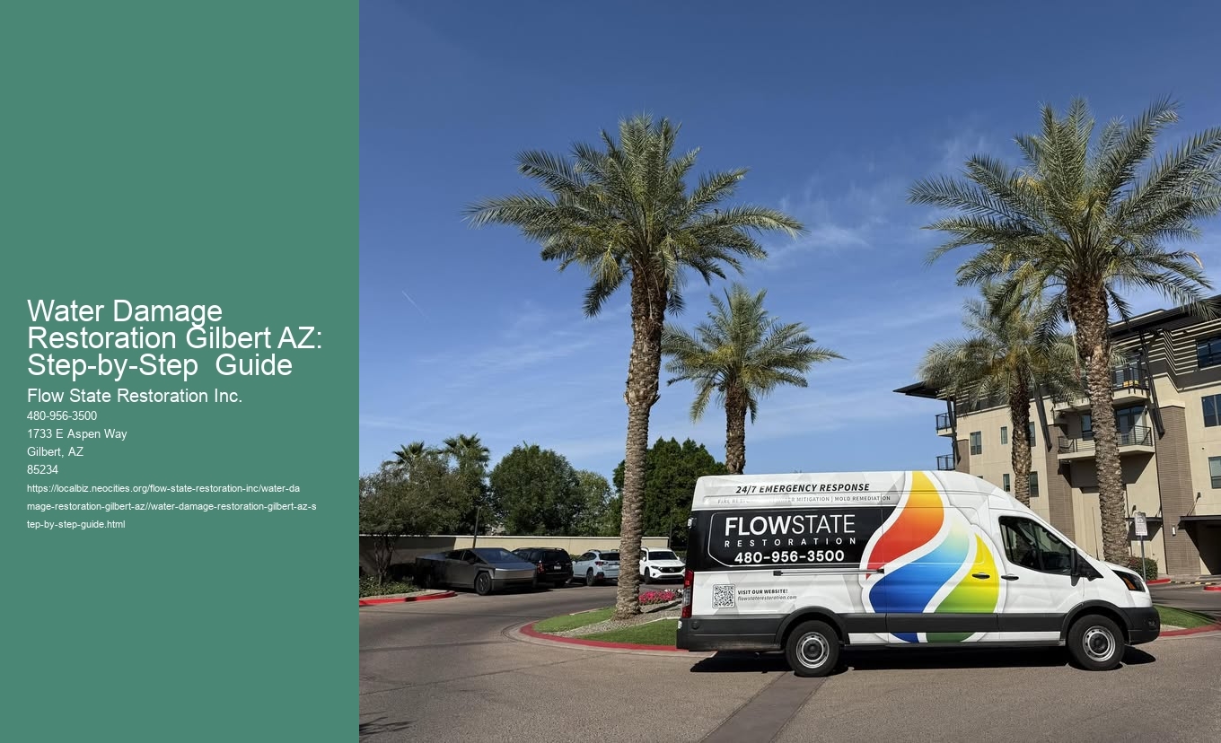 Water Damage Restoration Gilbert AZ: Step-by-Step  Guide