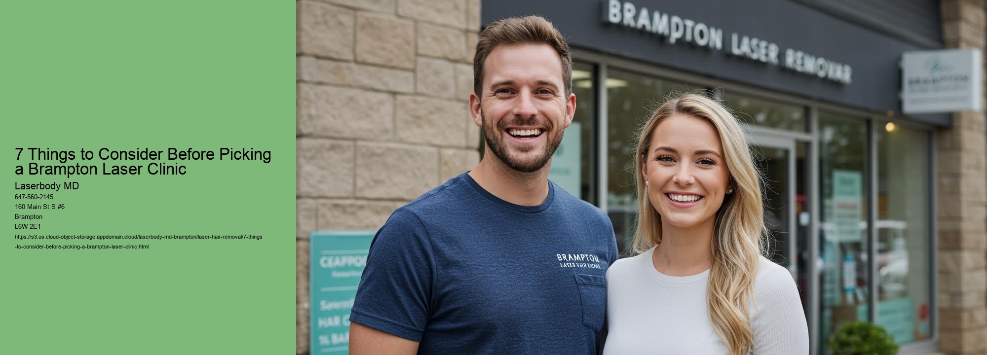 7 Things to Consider Before Picking a Brampton Laser Clinic