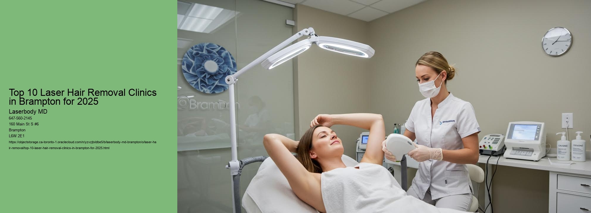 Top 10 Laser Hair Removal Clinics in Brampton for 2025