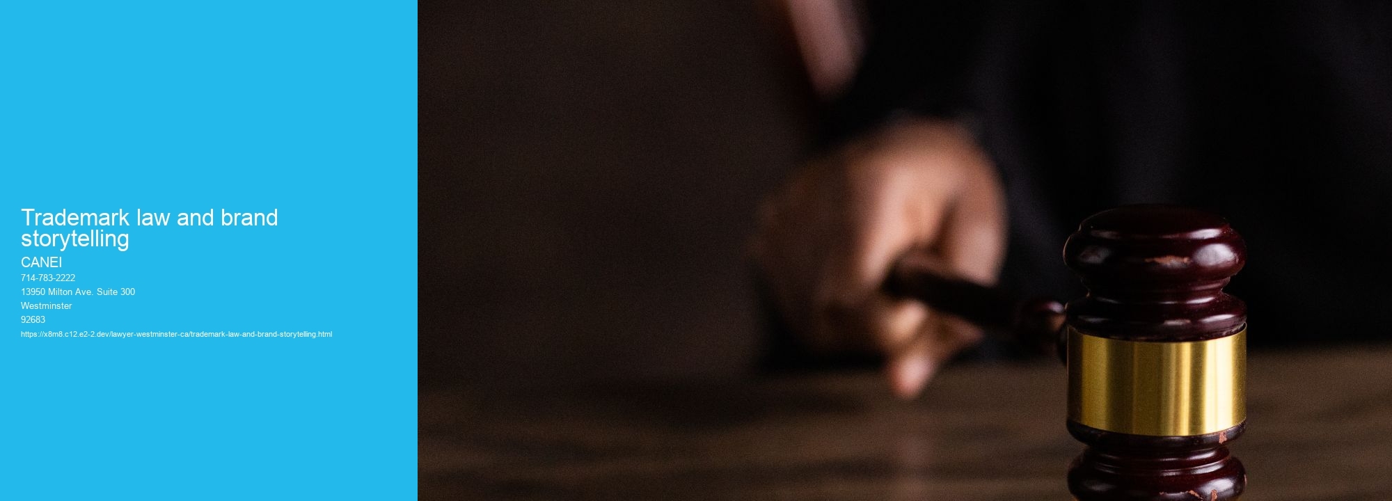 Trademark law and brand storytelling