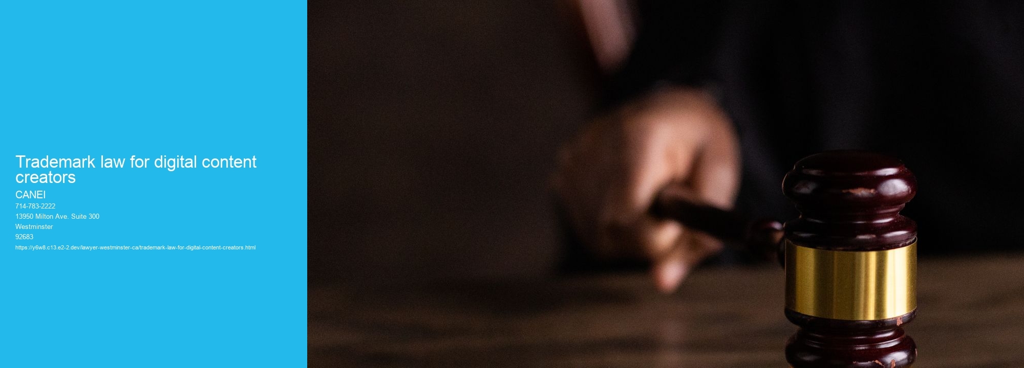 Trademark law for digital content creators