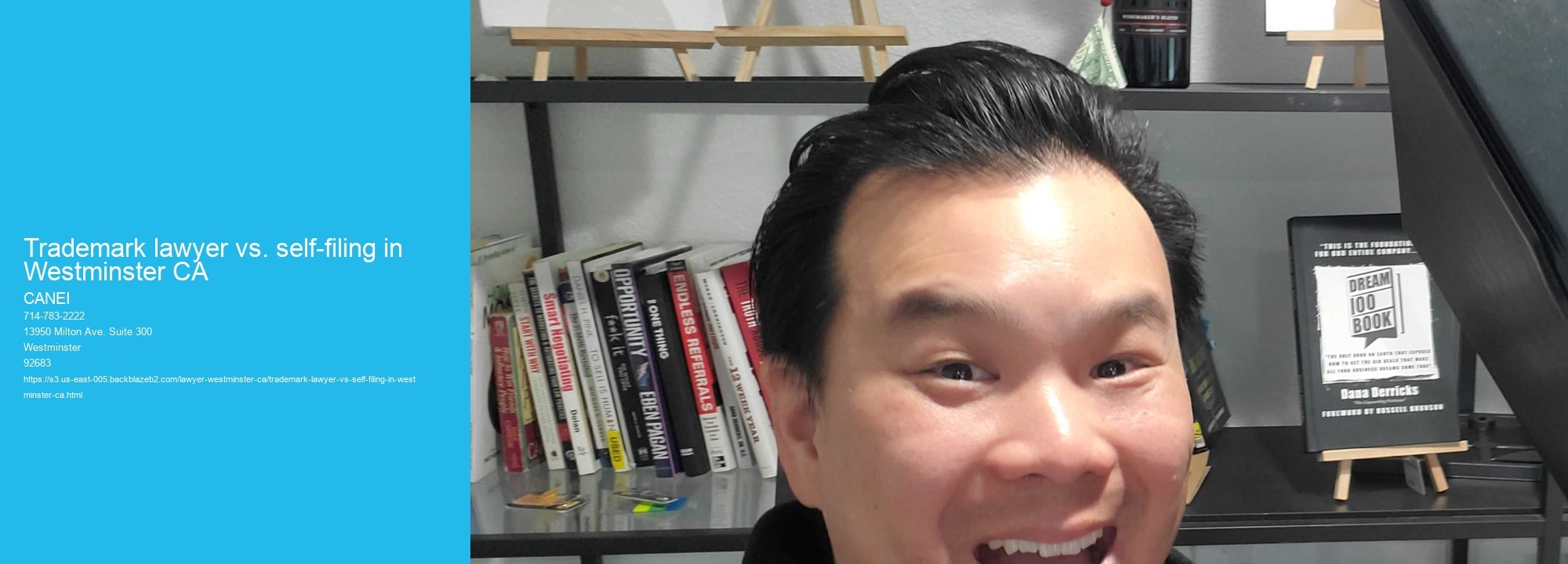 Trademark lawyer vs. self-filing in Westminster CA